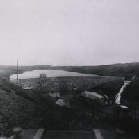 RR U.S. Army. Hospital Center, Savenay, France View of Water Supply Dam